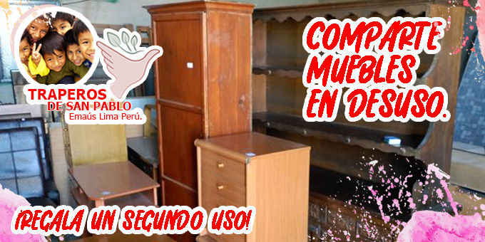 Donde Donar Mueble Usados en Lima Perú.